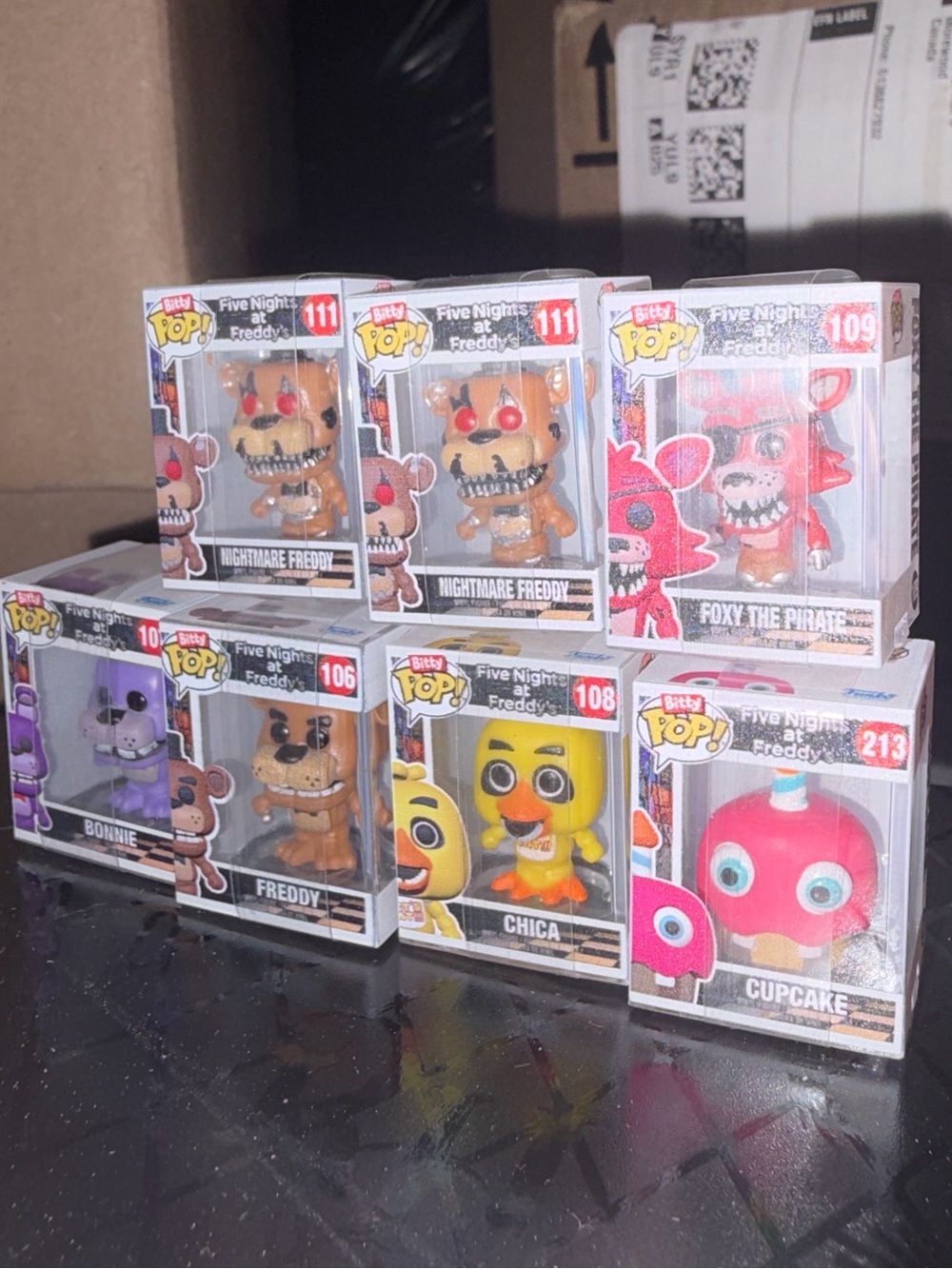 Five nights at Freddy’s Bitty pop collection